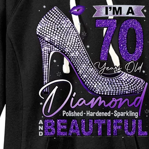 IM A 70 Years Old Diamond 70 And Fabulous Birthday Women's Fleece Hoodie