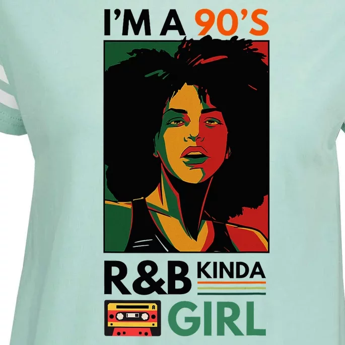 IM A 90S R&B Kinda Girl Enza Ladies Jersey Football T-Shirt