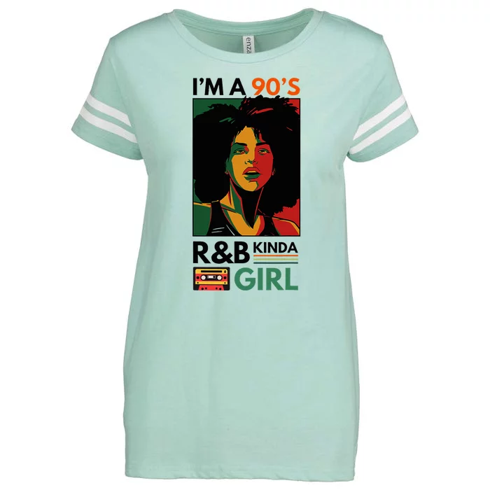 IM A 90S R&B Kinda Girl Enza Ladies Jersey Football T-Shirt