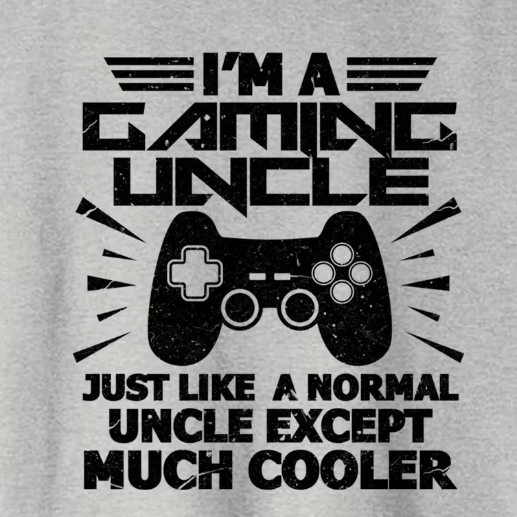 I Am A Gaming Uncle Funny Video Gamer Gift Meaningful Gift Women's Crop Top Tee