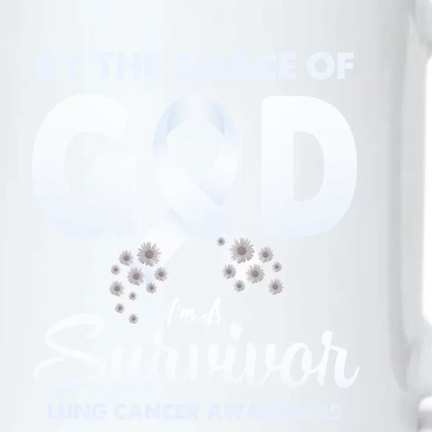 I Am A Survivor Lung Cancer Survivor Black Color Changing Mug