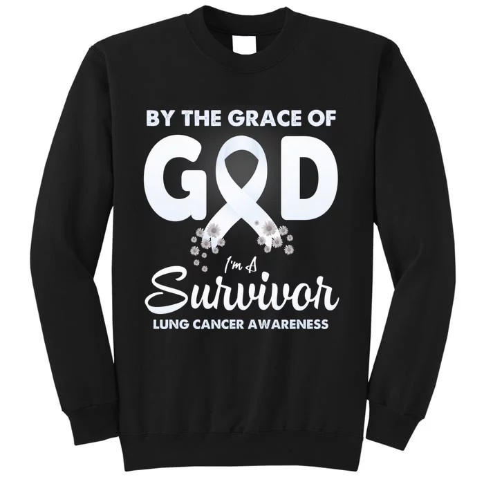 I Am A Survivor Lung Cancer Survivor Tall Sweatshirt