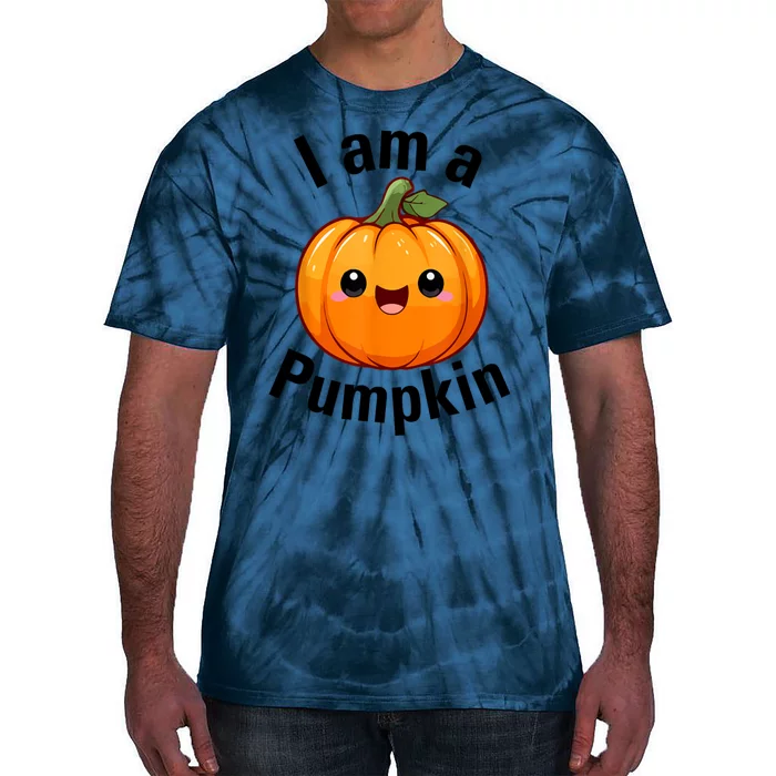 I Am A Pumpkin With Cute Little Pumpkin Tie-Dye T-Shirt