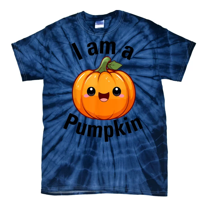 I Am A Pumpkin With Cute Little Pumpkin Tie-Dye T-Shirt