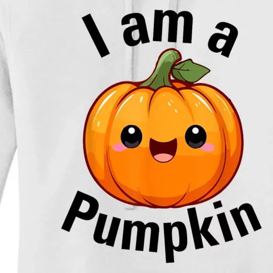 I Am A Pumpkin With Cute Little Pumpkin Women's Pullover Hoodie