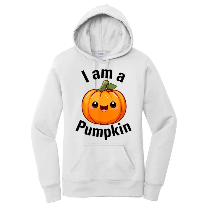 I Am A Pumpkin With Cute Little Pumpkin Women's Pullover Hoodie