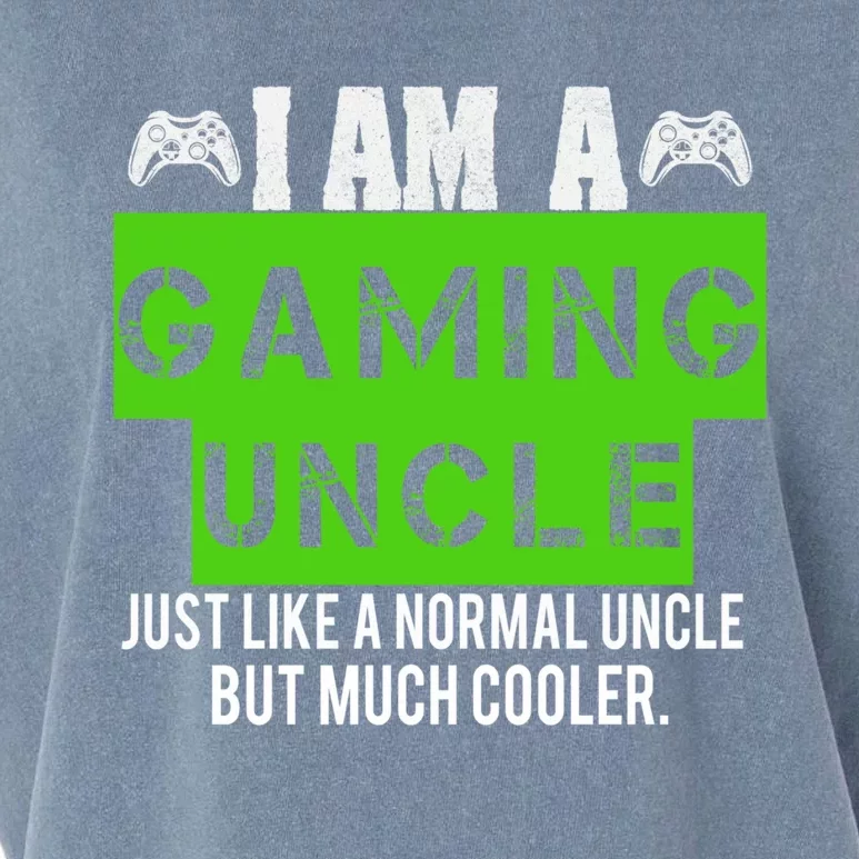 I Am A Gaming Uncle Video Gamer Funny Gift Video Game Uncle Gift Garment-Dyed Women's Muscle Tee