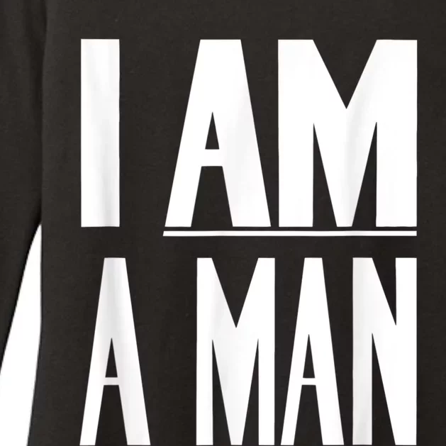 I Am A Man Civil Rights Womens CVC Long Sleeve Shirt