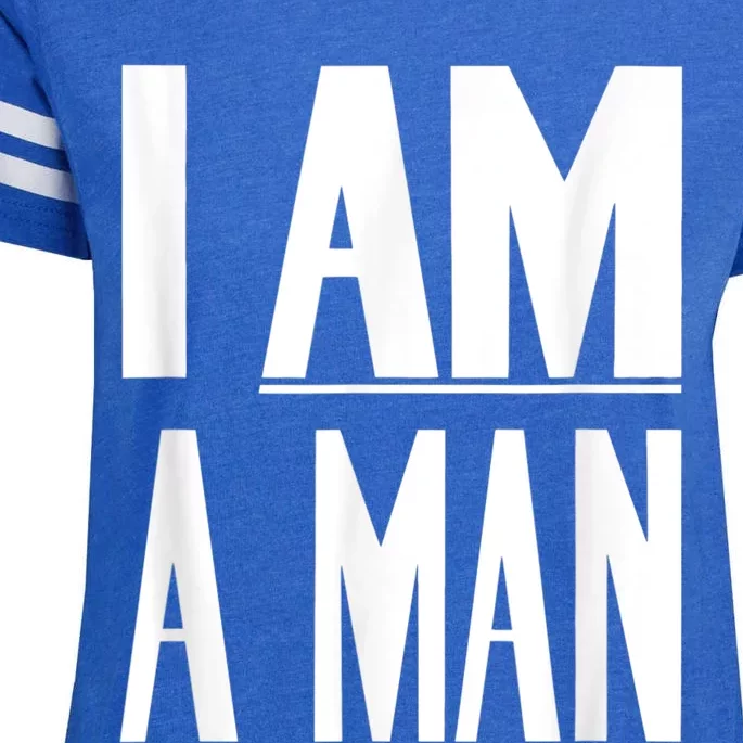 I Am A Man Civil Rights Enza Ladies Jersey Football T-Shirt