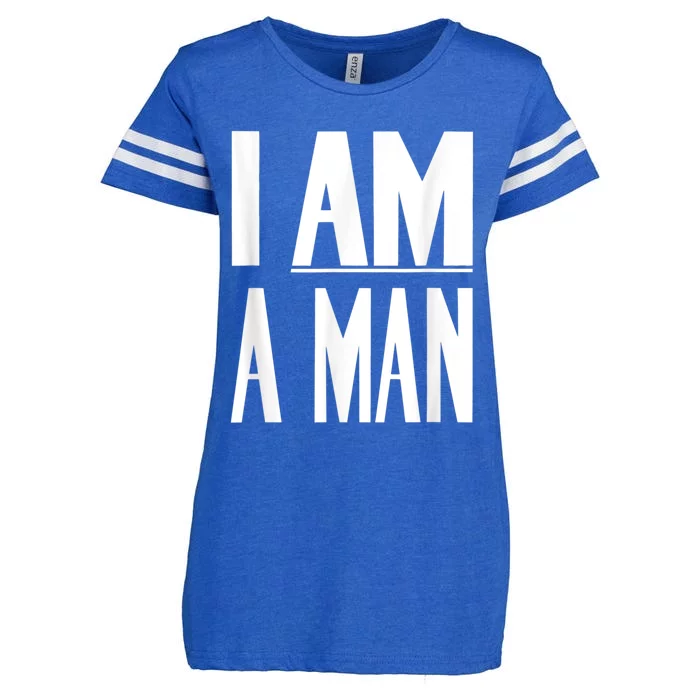 I Am A Man Civil Rights Enza Ladies Jersey Football T-Shirt