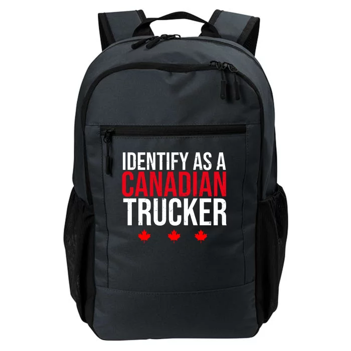 Identify As A Canadian Trucker Leaf Daily Commute Backpack