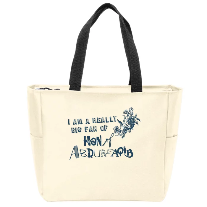 I Am A Really Big Fan Of Hanif Abdurraqib Zip Tote Bag