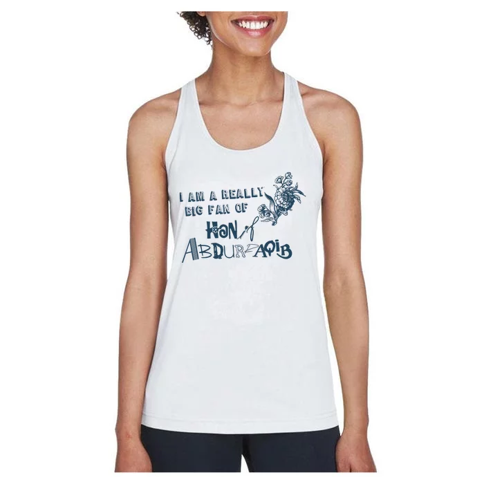 I Am A Really Big Fan Of Hanif Abdurraqib Women's Racerback Tank