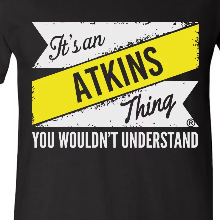 Its An Atkins Thing V-Neck T-Shirt