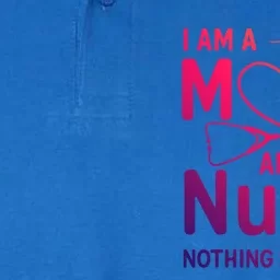 I Am A Mom And A Nurse Nothing Scares Me Gift Mom Nurse Gift Softstyle Adult Sport Polo