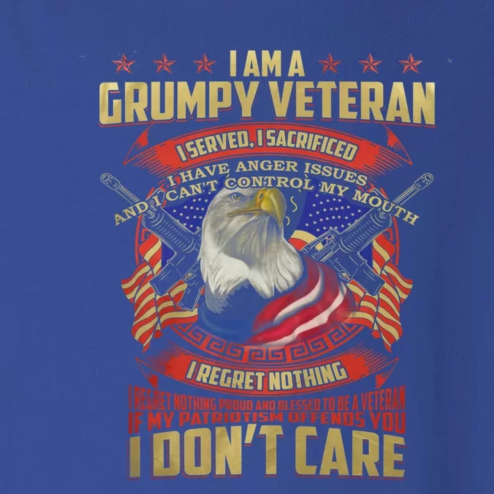 I Am A Grumpy Old Veteran I Served I Sacrificed Tee Meaningful Gift Toddler Long Sleeve Shirt