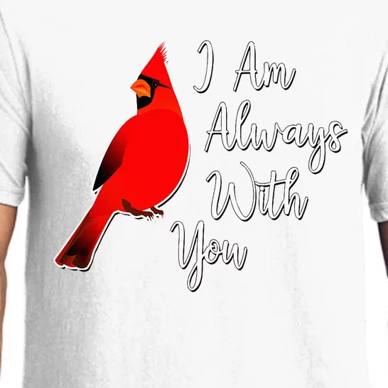 I Am Always With You Red Cardinal Pajama Set