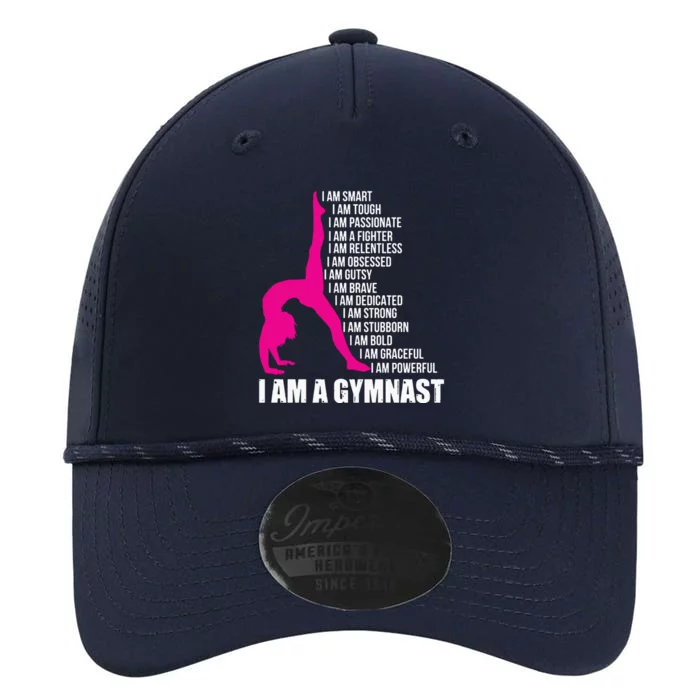 I Am A Gymnast Funny Handstand Gymnastics Gift Women Girl Performance The Dyno Cap