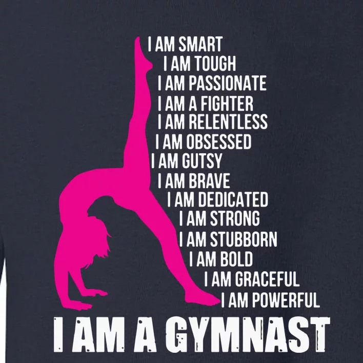 I Am A Gymnast Funny Handstand Gymnastics Gift Women Girl Toddler Sweatshirt