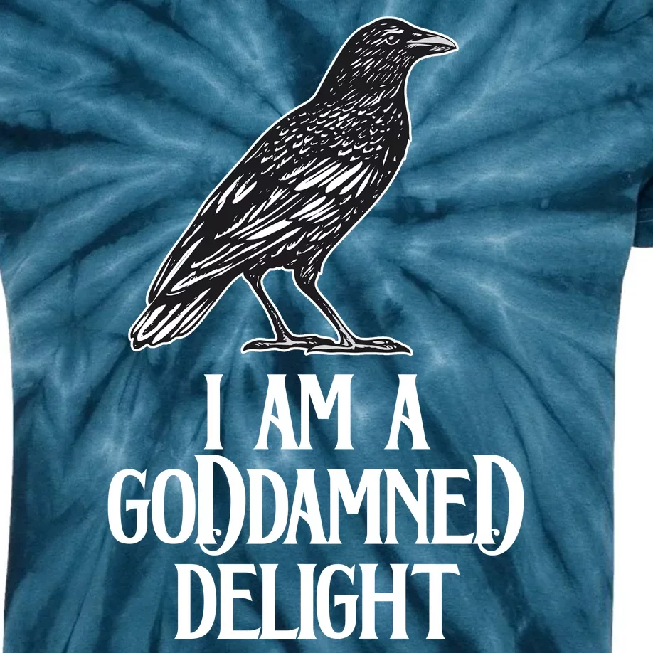 I Am A Goddamned Delight God Damned Funny Quote Kids Tie-Dye T-Shirt