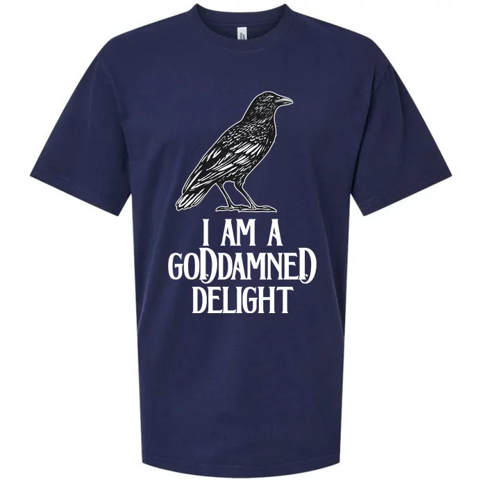 I Am A Goddamned Delight God Damned Funny Quote Sueded Cloud Jersey T-Shirt