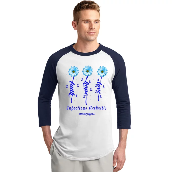 Infectious Arthritis Awareness And Warrior Baseball Sleeve Shirt