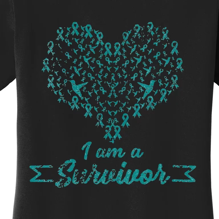 I Am A Survivor Cervical Cancer Awareness Women's T-Shirt