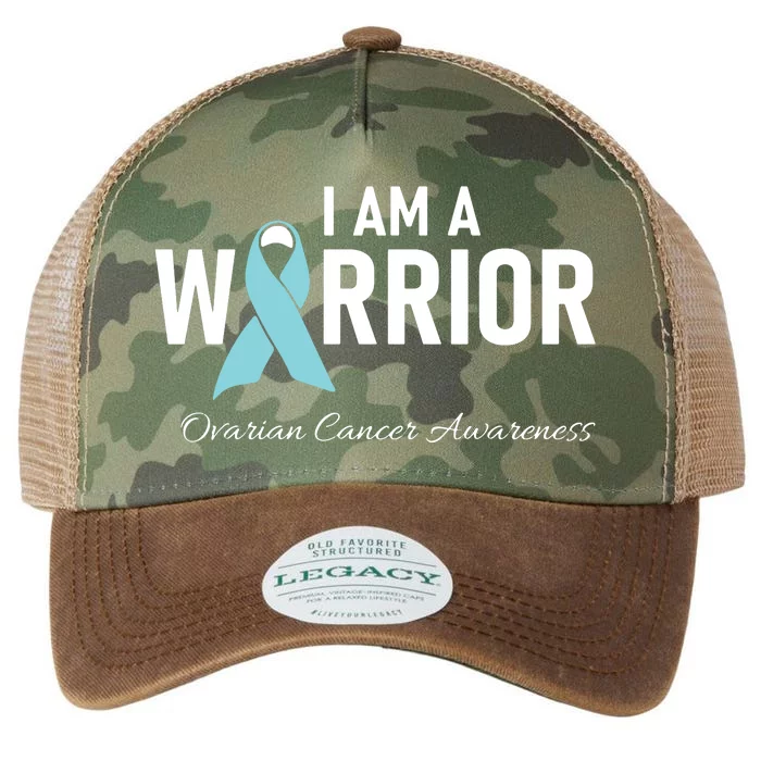 I Am A Warrior Ovarian Cancer Awareness Legacy Tie Dye Trucker Hat