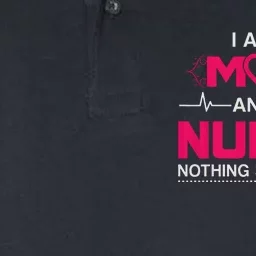 I Am A Mom And A Nurse Mother's Day Softstyle Adult Sport Polo