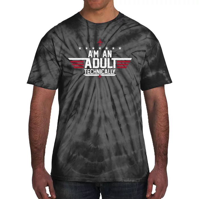 Im An Adult Technically Funny 18th Birthday Tie-Dye T-Shirt