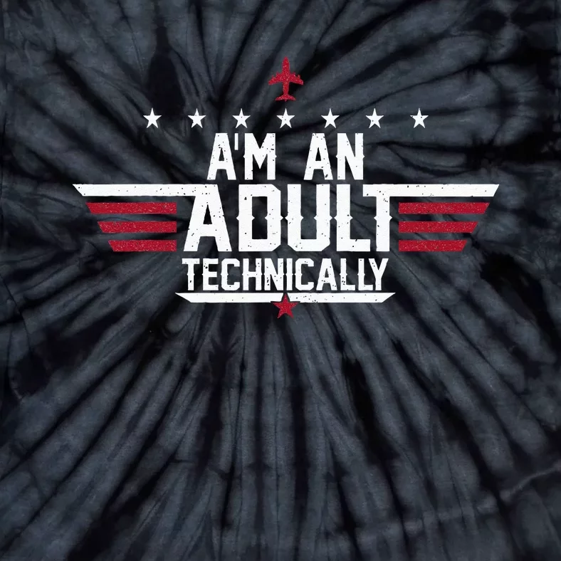 Im An Adult Technically Funny 18th Birthday Tie-Dye T-Shirt