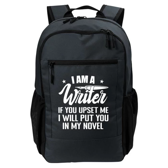 I Am A Writer Funny Author Novelist Novel Writing Poet Daily Commute Backpack