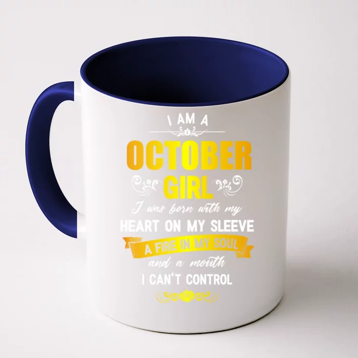 I Am A October Birthday Front & Back Coffee Mug