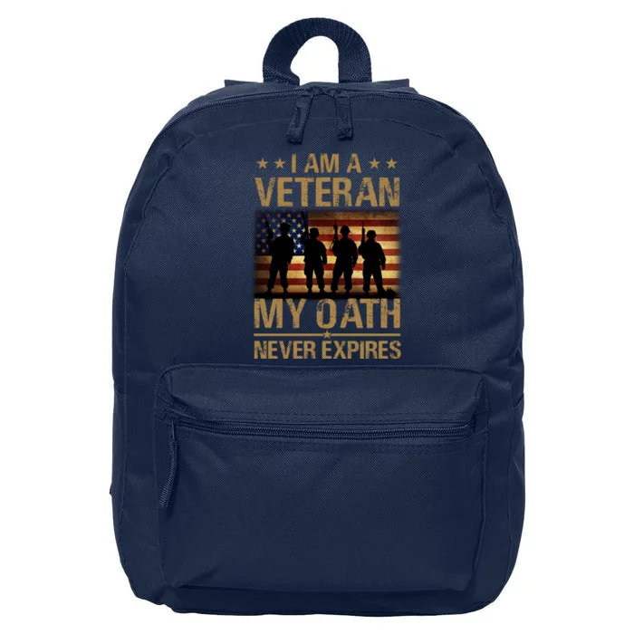 I Am A Veteran 16 in Basic Backpack