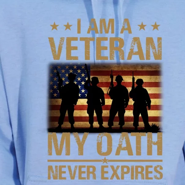 I Am A Veteran Unisex Surf Hoodie