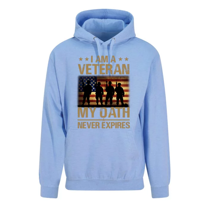 I Am A Veteran Unisex Surf Hoodie