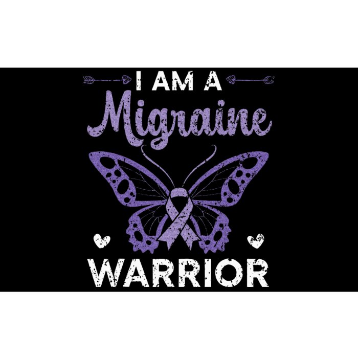 I Am A Migraine Warrior Headache Migraine Awareness Bumper Sticker