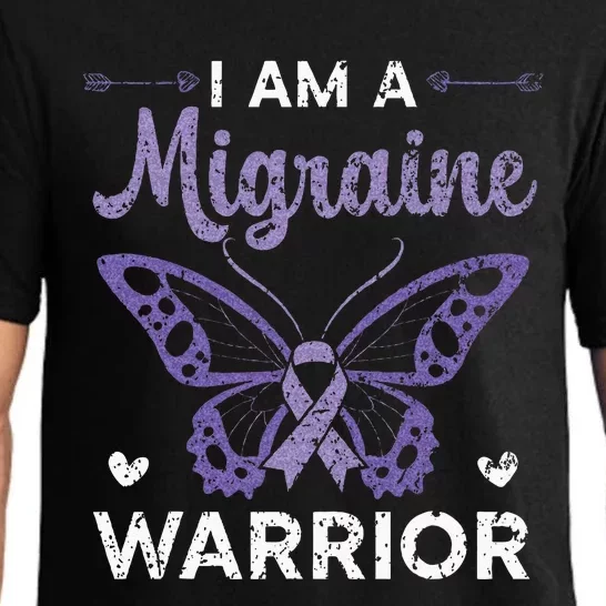 I Am A Migraine Warrior Headache Migraine Awareness Pajama Set