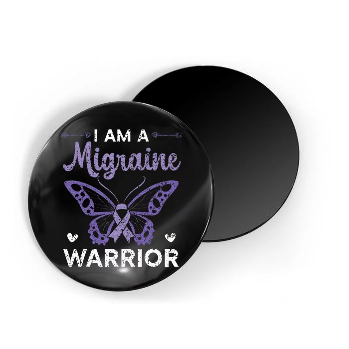 I Am A Migraine Warrior Headache Migraine Awareness Magnet