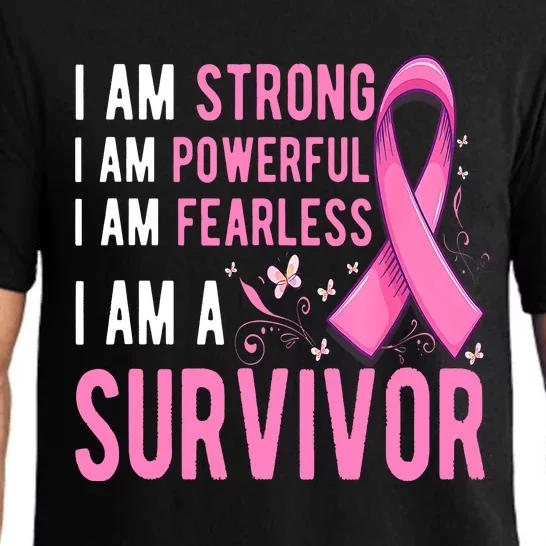 I Am A Survivor Breast Cancer Awareness Pink October Pajama Set