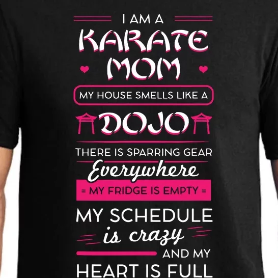 I Am A Karate Mom Japanese Martial Arts Mothers Day Gift Pajama Set