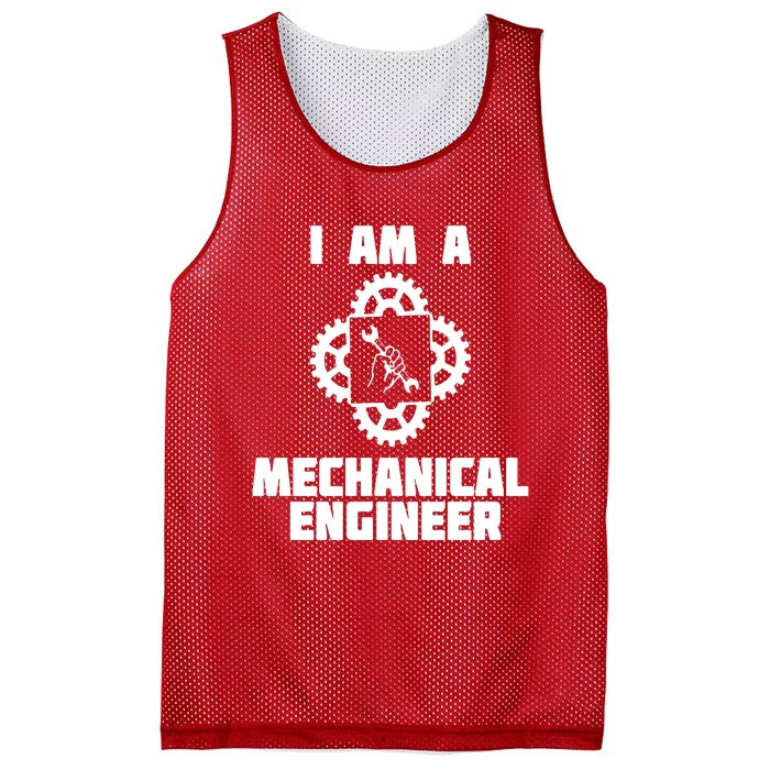 I Am A Mechanical Engineer Mesh Reversible Basketball Jersey Tank