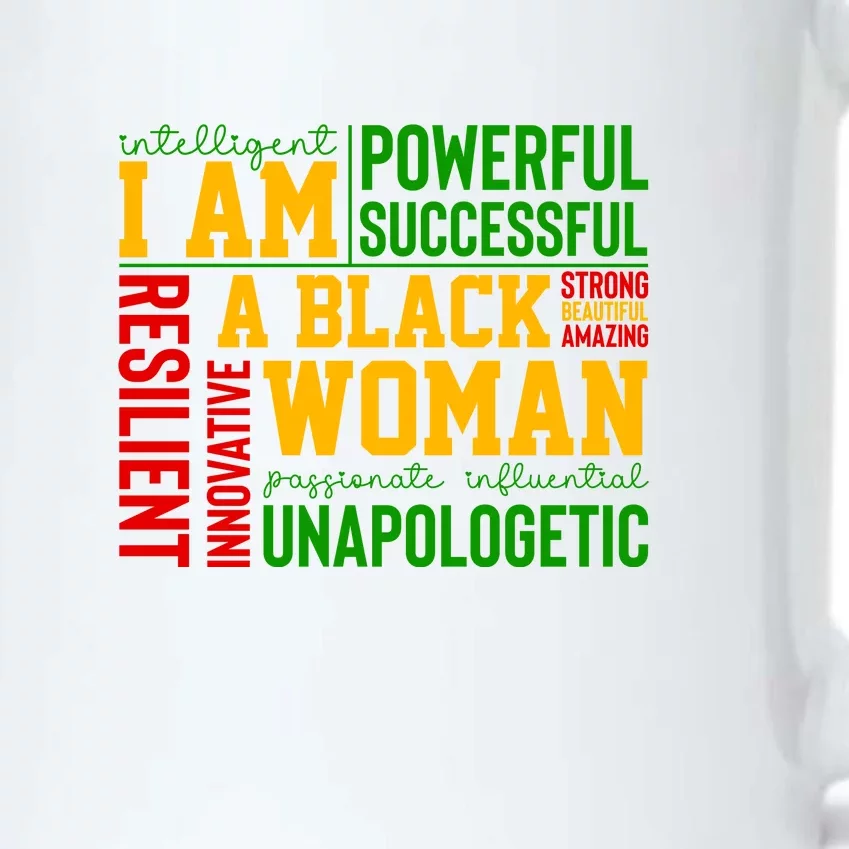 I Am A Black Woman Juneteenth Since 1865 Afro America Gift Black Color Changing Mug