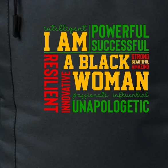 I Am A Black Woman Juneteenth Since 1865 Afro America Gift Daily Commute Backpack