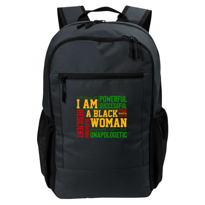 I Am A Black Woman Juneteenth Since 1865 Afro America Gift Daily Commute Backpack