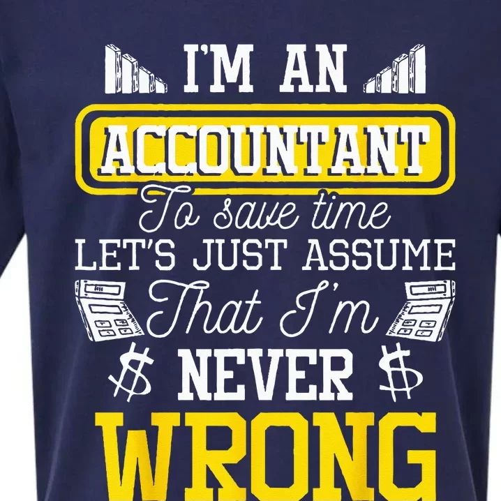 Im An Accountant To Save Time Auditor Auditing Bookkeeper Sueded Cloud Jersey T-Shirt