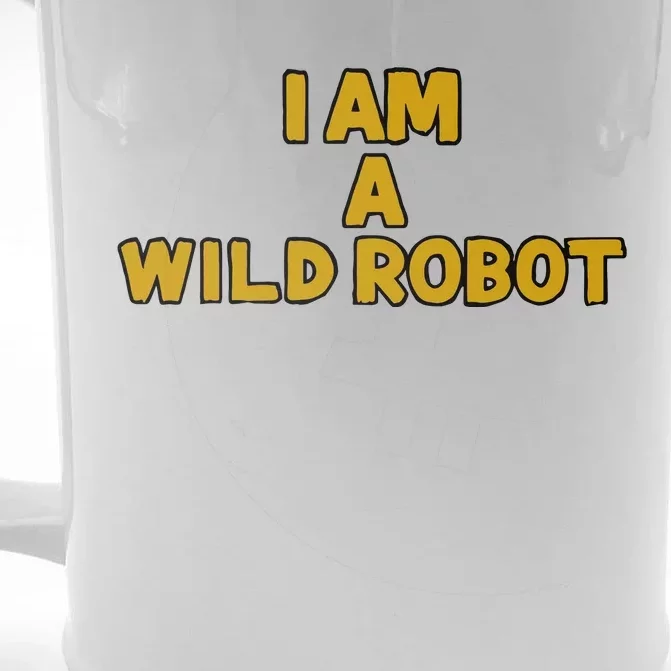 I Am A Wild Robot Front & Back Beer Stein