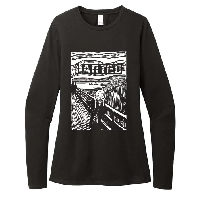 I Arted Art Womens CVC Long Sleeve Shirt