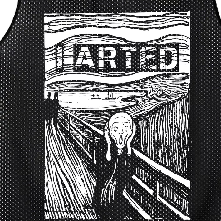 I Arted Art Mesh Reversible Basketball Jersey Tank