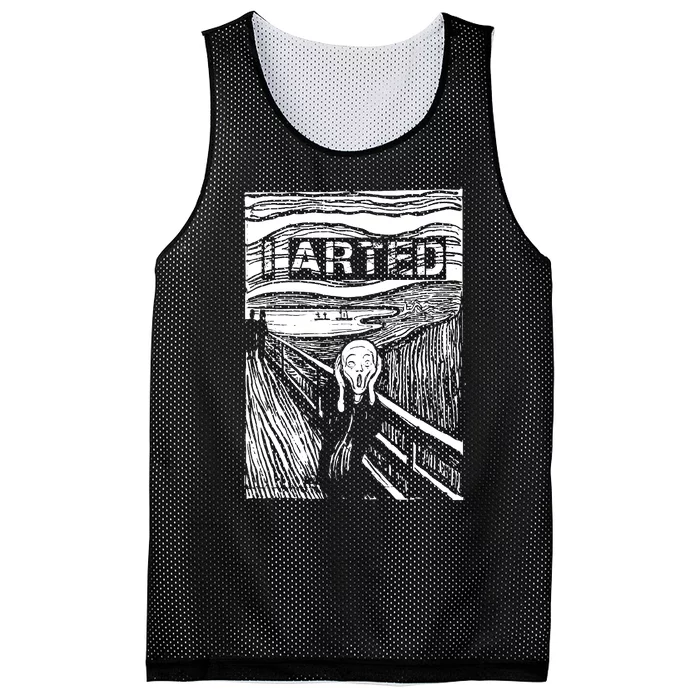 I Arted Art Mesh Reversible Basketball Jersey Tank